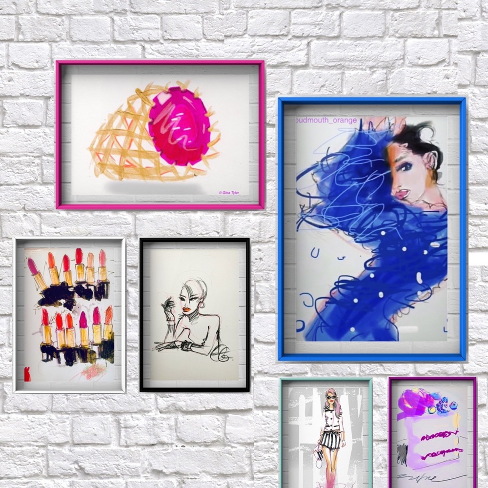 Gifts Sorted! ✨☺️ Fabulous Stylin’ Paintings Available as Mini Prints!